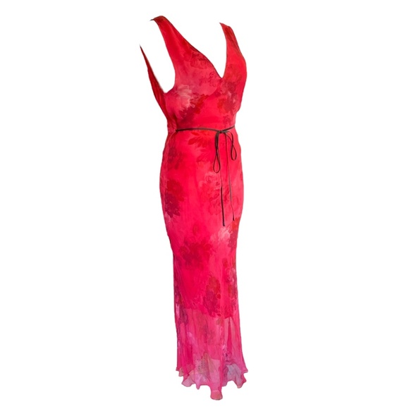 Realisation Par Silk Dress Pink Floral $285 Limited Edition Rose Devon Lee NWOT - Picture 11 of 16